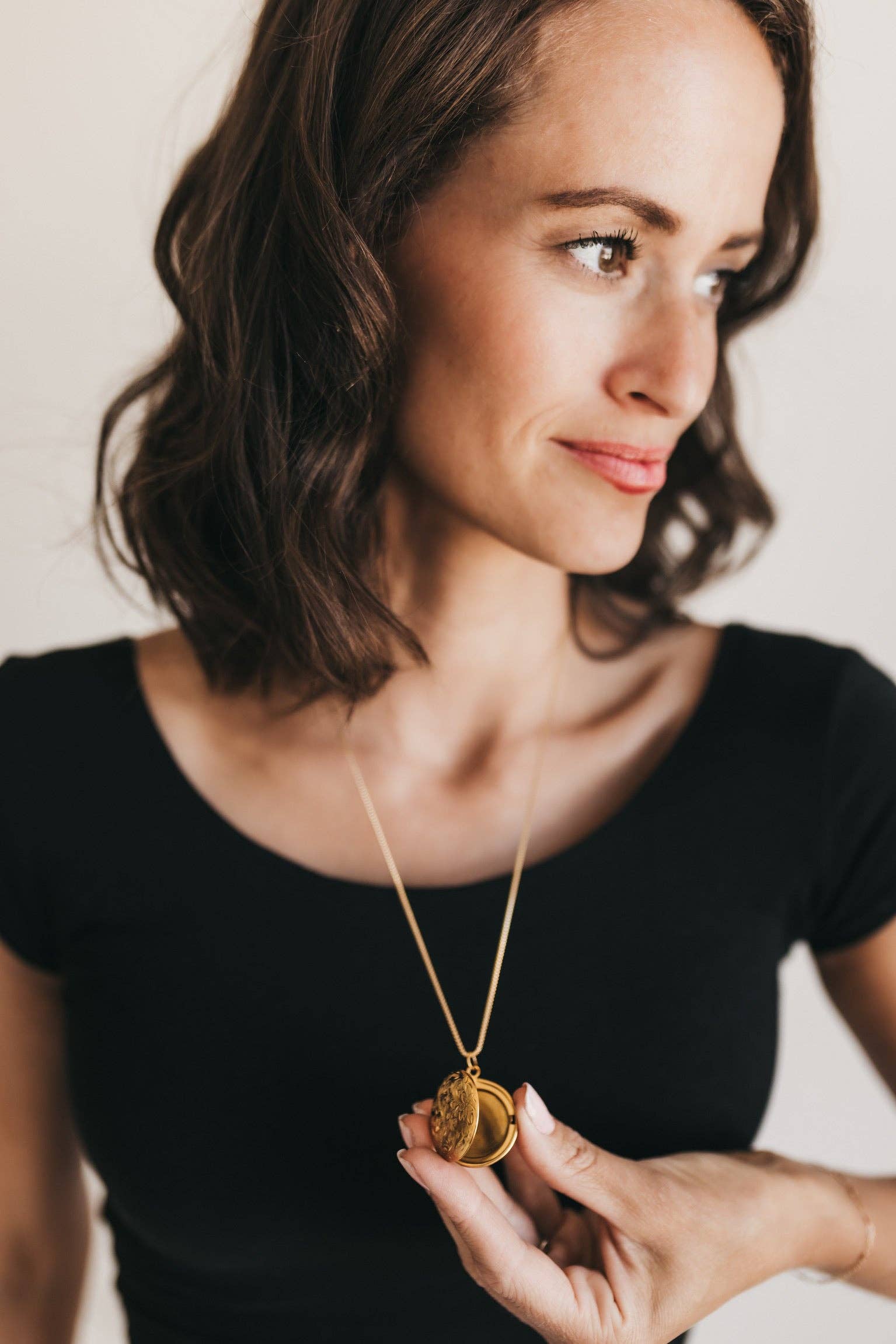 Wildflower Locket (Gold)