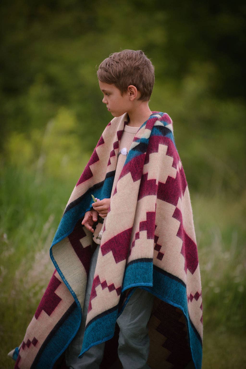 Canyon Breeze Alpaca Throw Blanket
