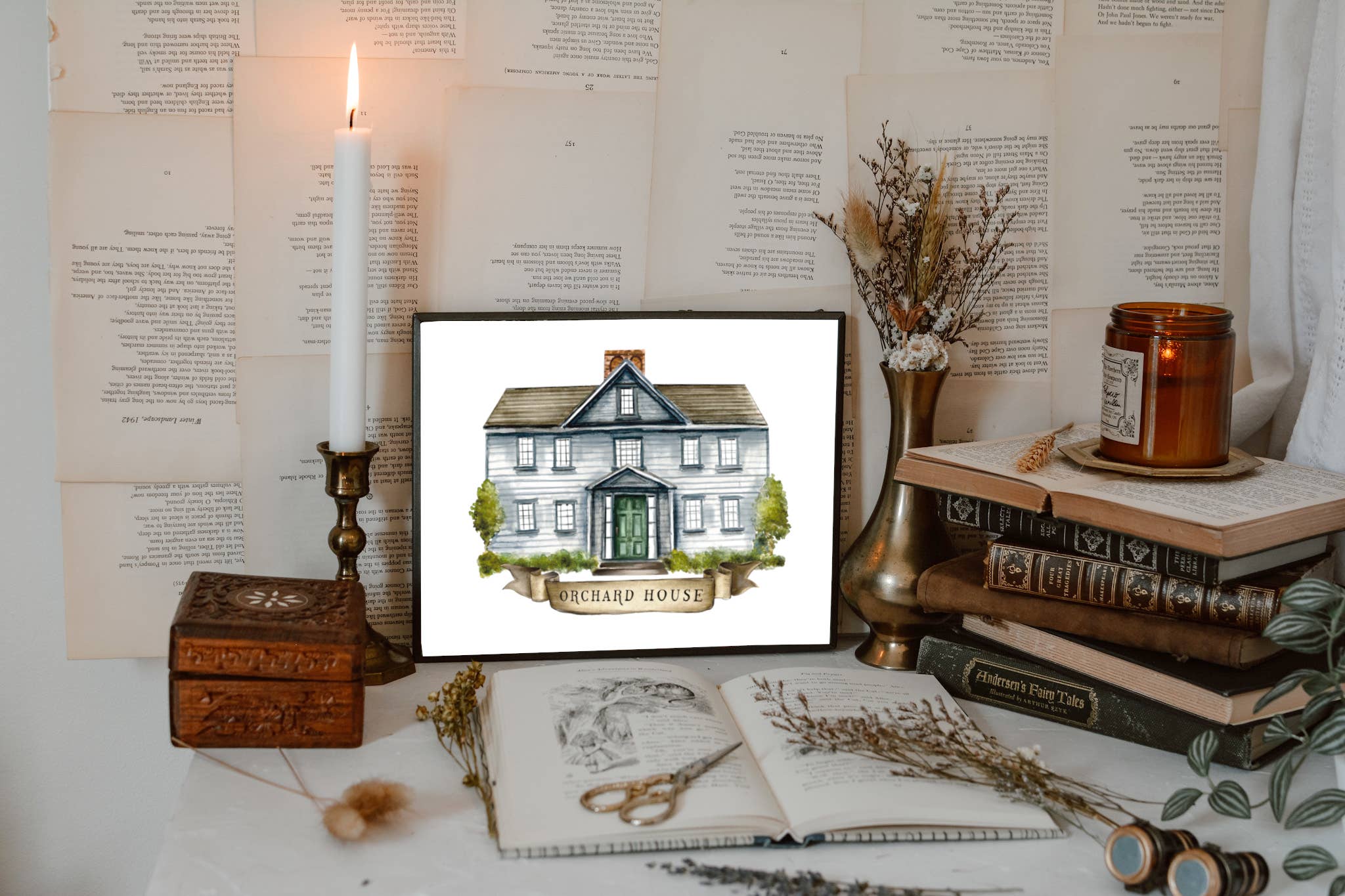 Little Women Print. Orchard House