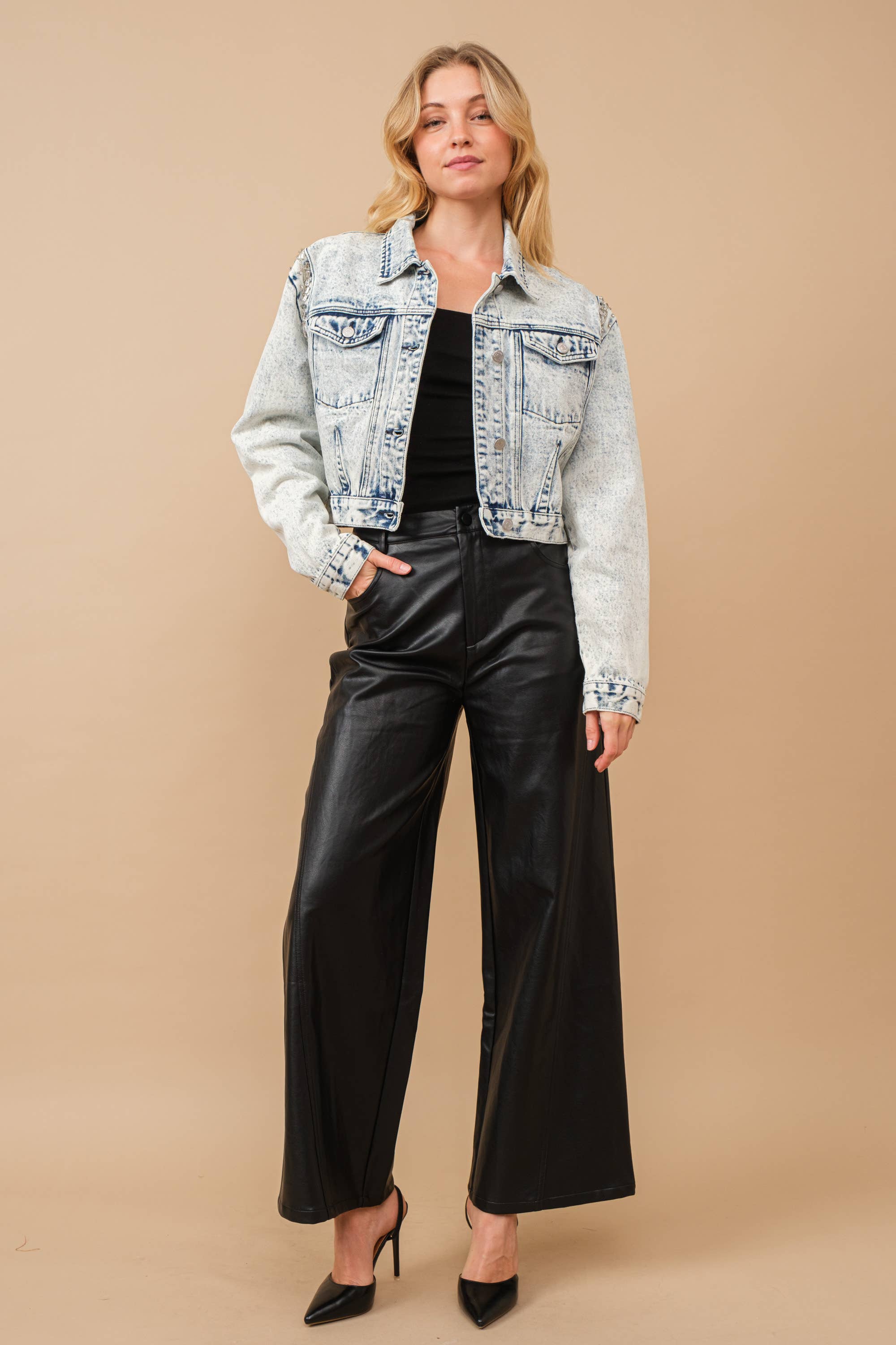 Embellished Denim Jacket