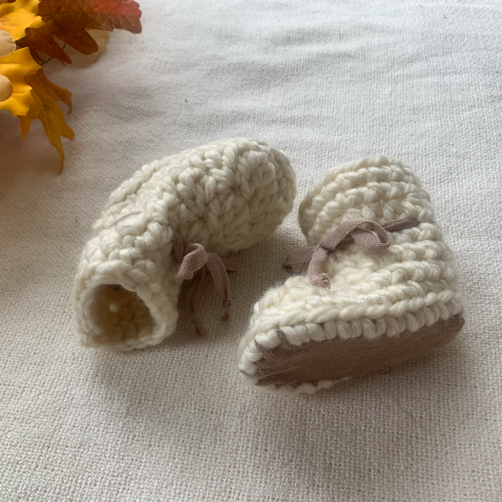 Sheepskin Baby Booties
