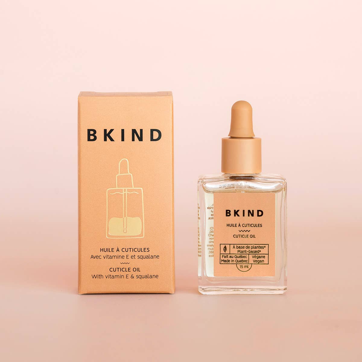 BKIND Cuticle oil with vitamin E and squalane