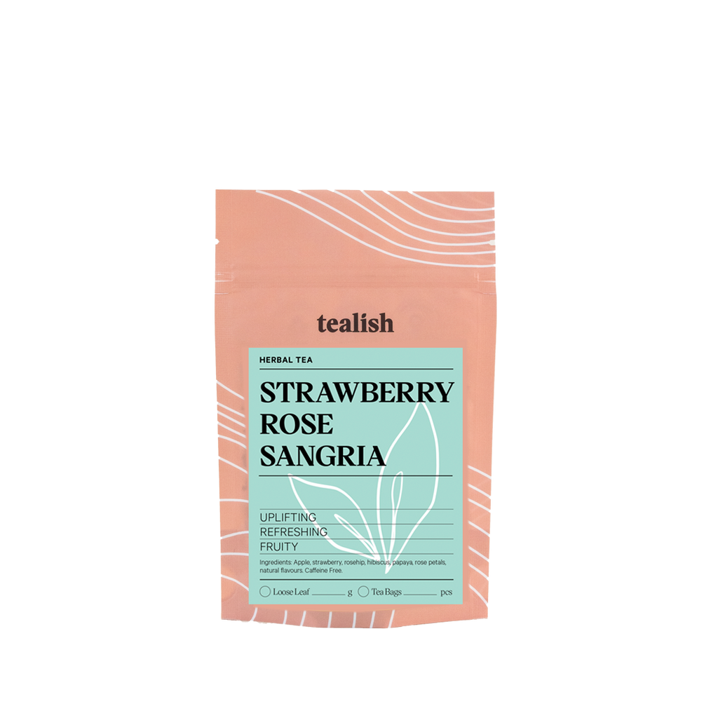 Strawberry Rose Sangria - Herbal Tea: 50g pouch