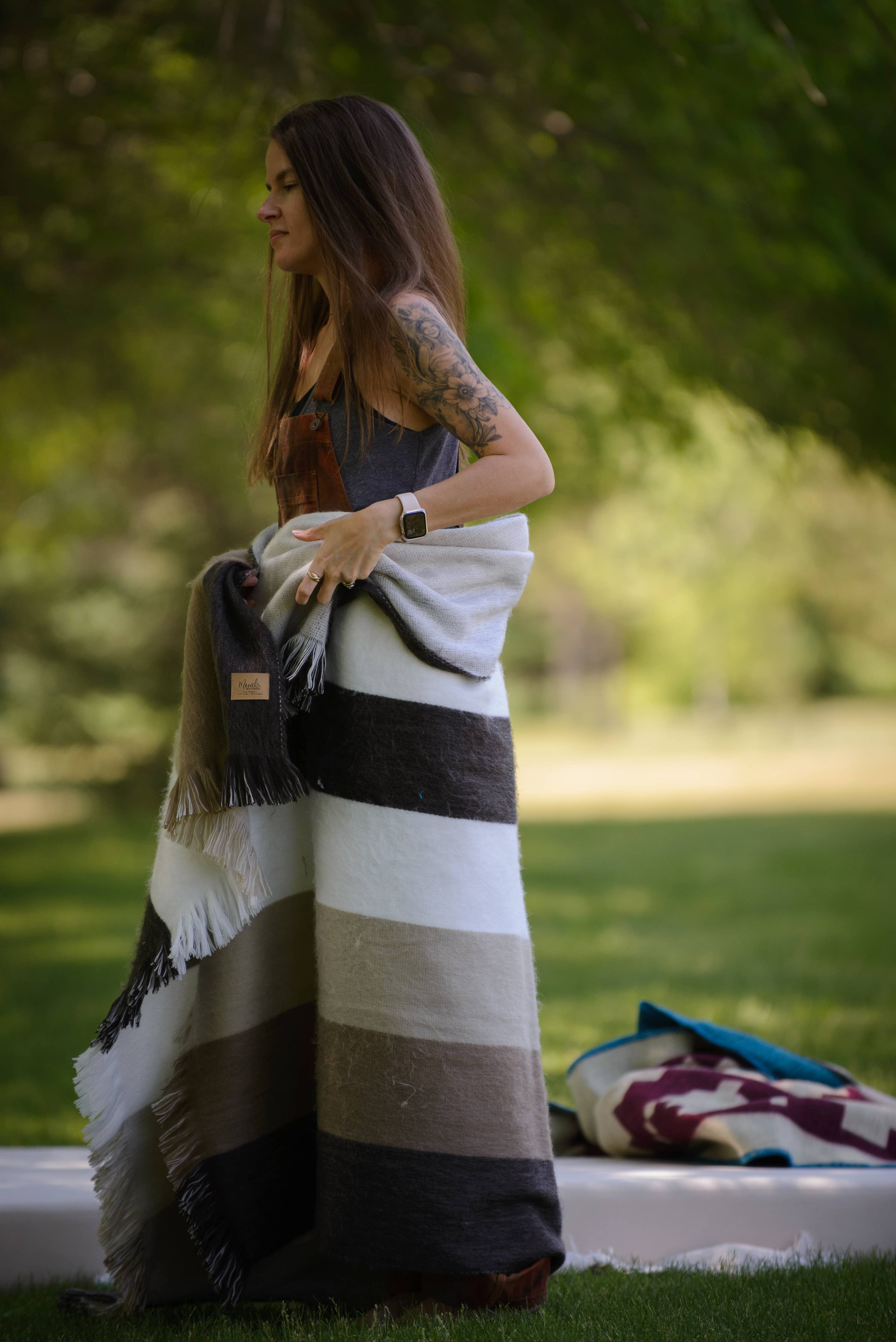 Guinness Brushed Alpaca Wool Throw Blanket