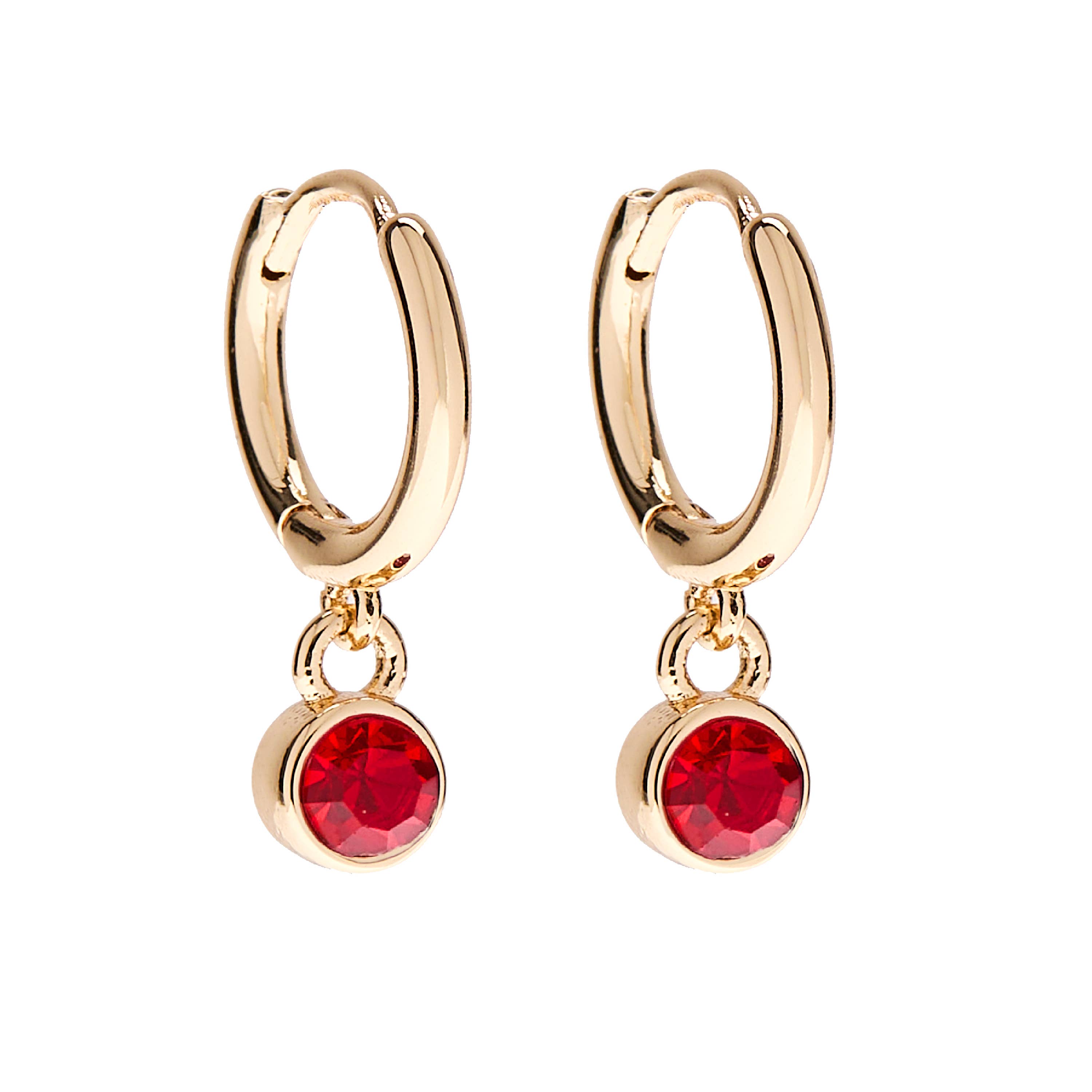 July Birthstone Stud & Huggie Hoop Earrings | Spring 2026