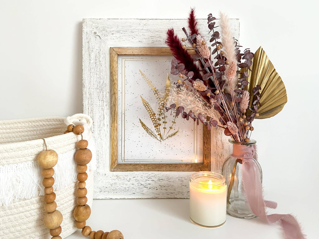 Pink & Purple Dried Flower Bouquet