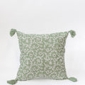 18" x 18" Cotton Cushion Cover with Tassels