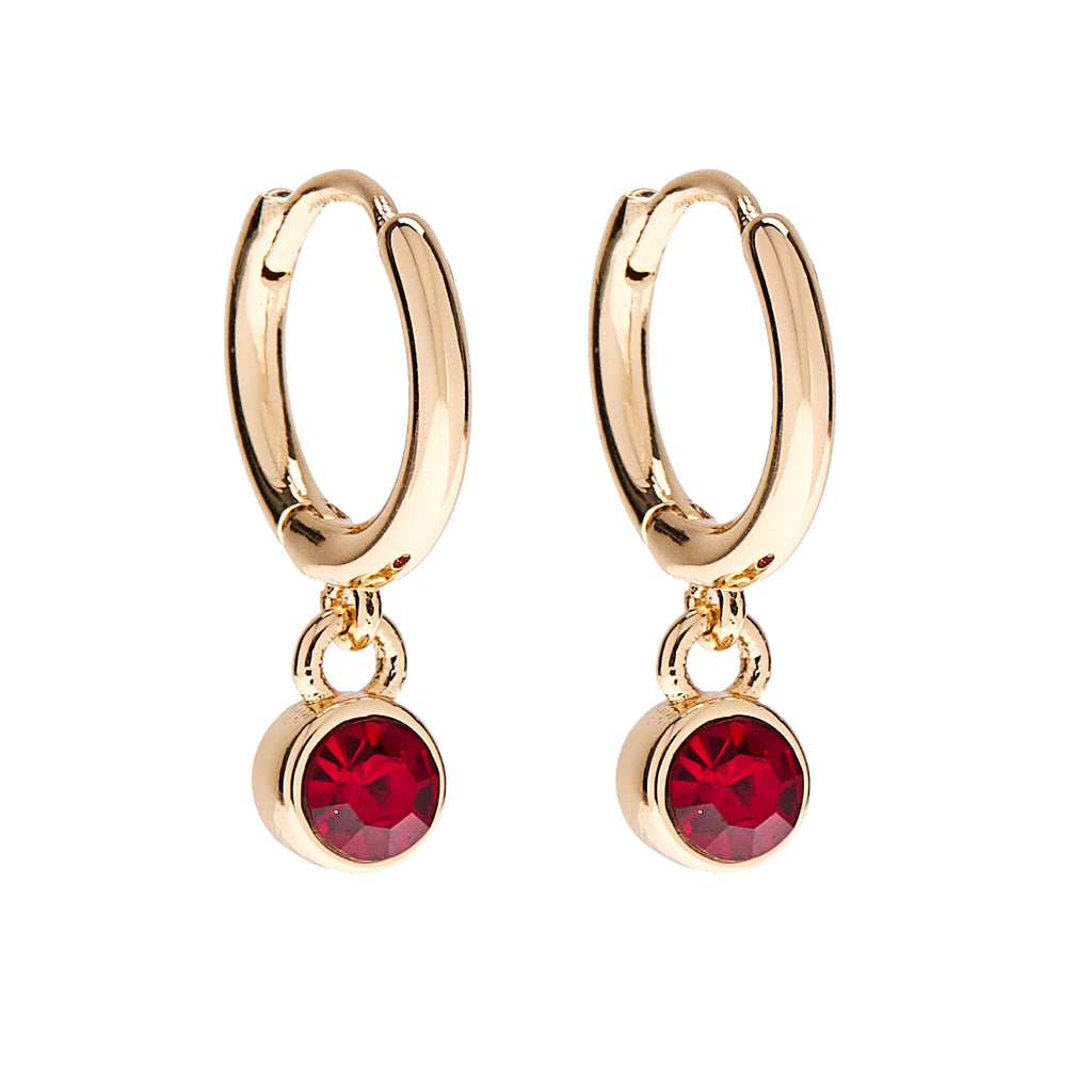 January Birthstone Stud & Huggie Hoop Earrings | Spring 2026