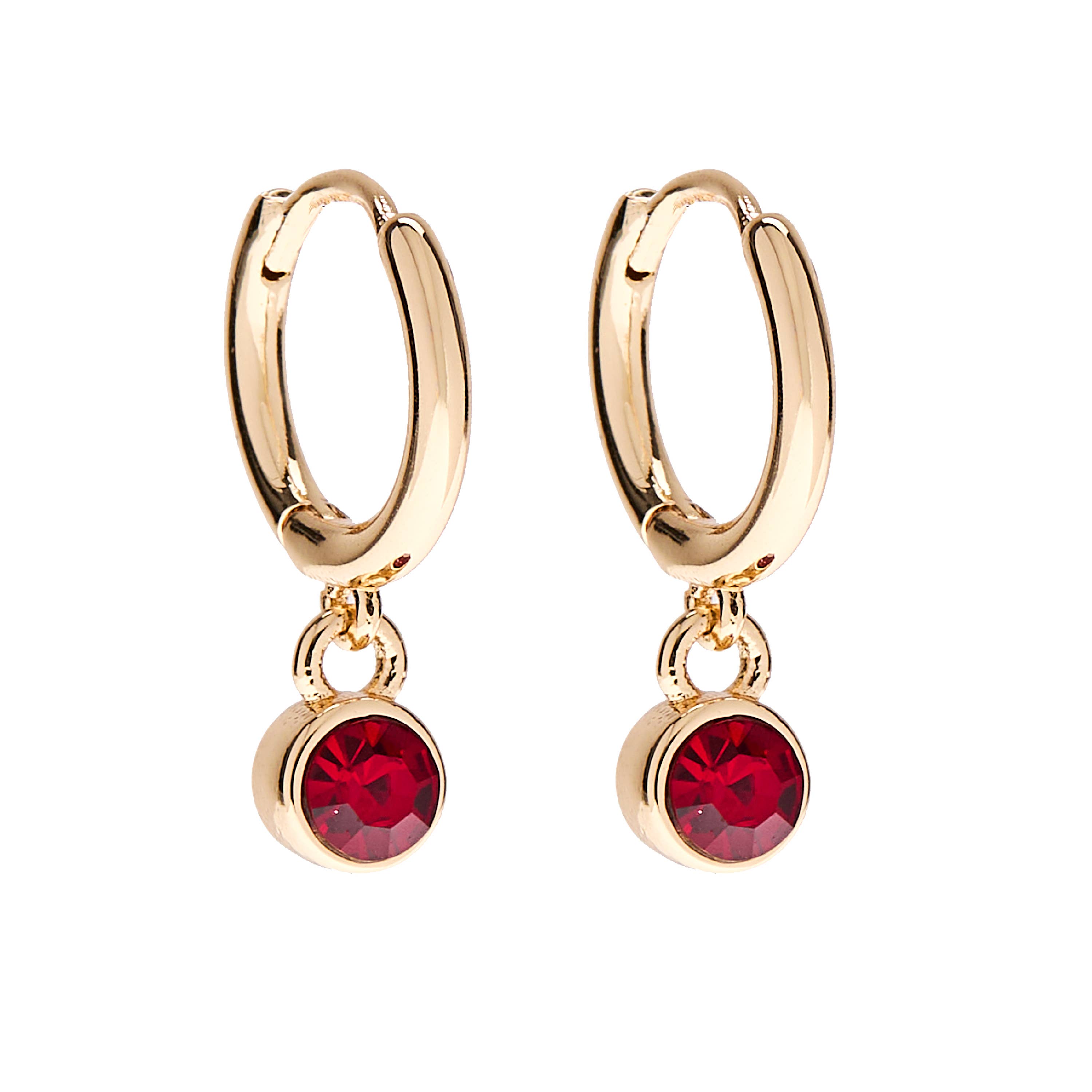 January Birthstone Stud & Huggie Hoop Earrings | Spring 2026