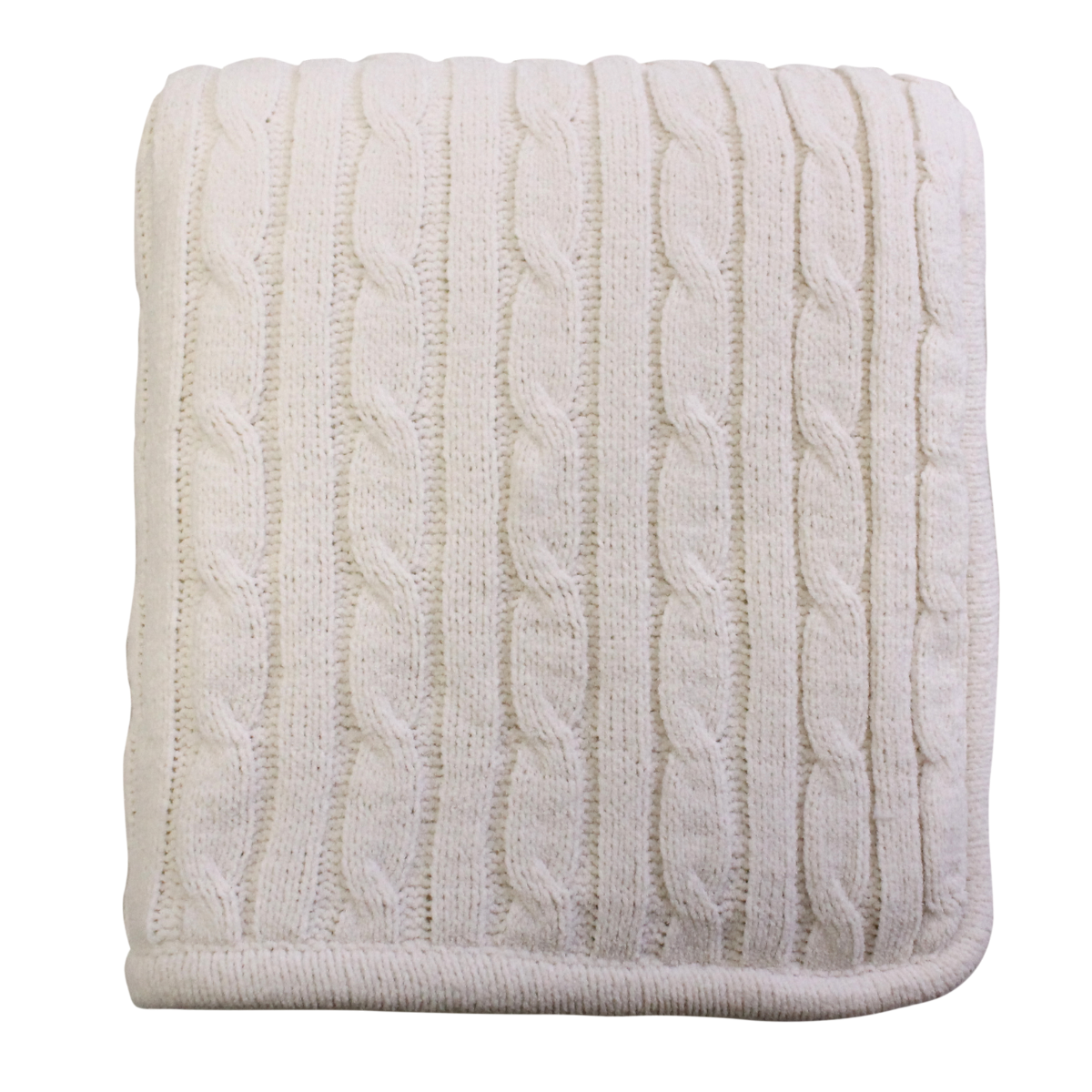 Cable Knit Lambswool Throw
