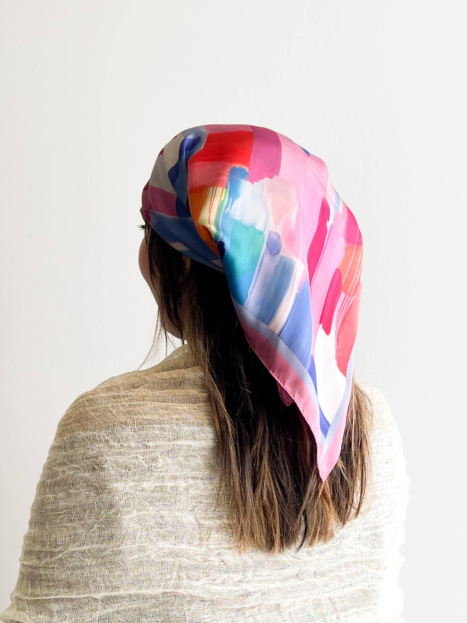 Monet | Lightweight Abstract Scarf