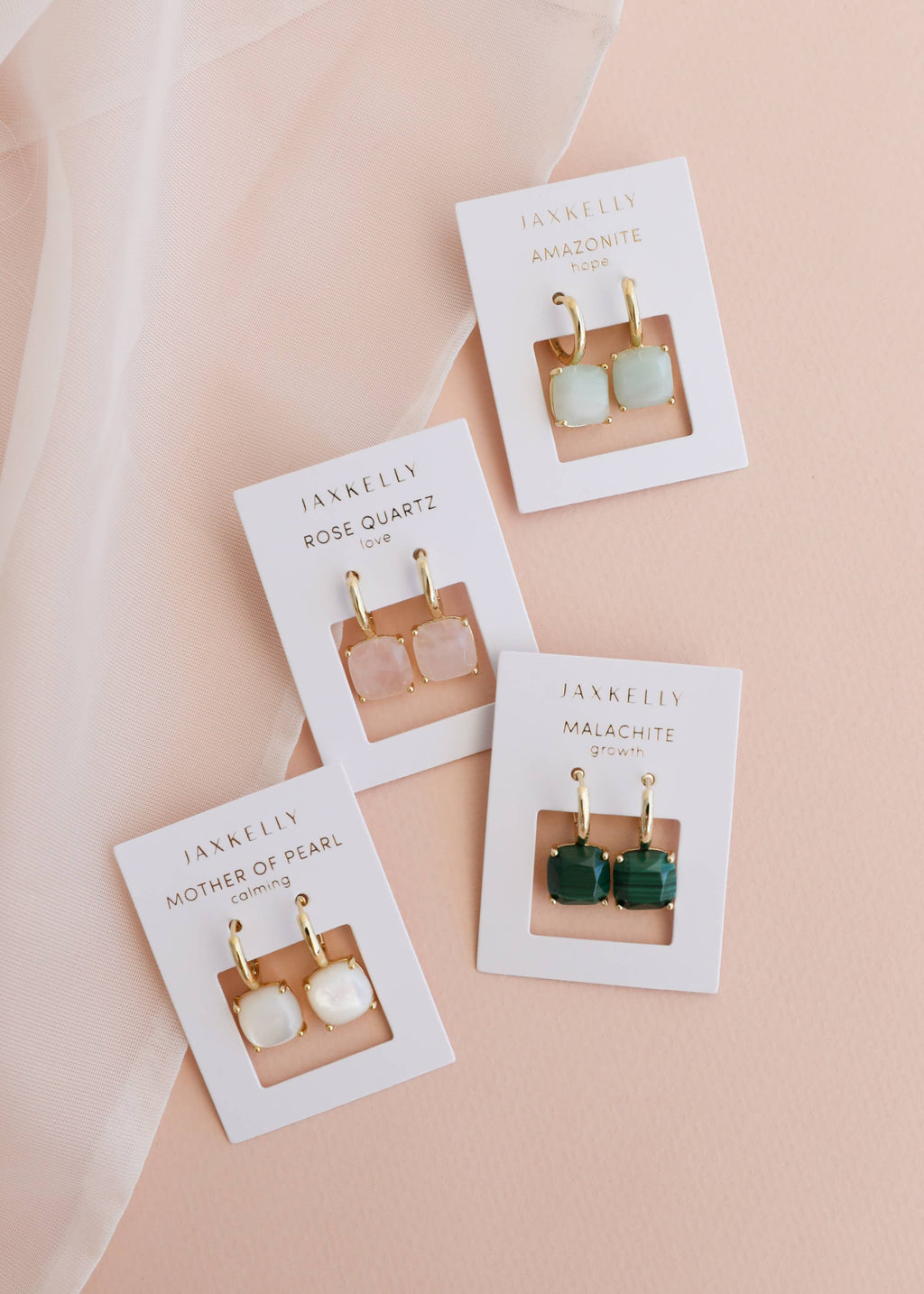 Gemstone Mini Drop | Mother of Pearl