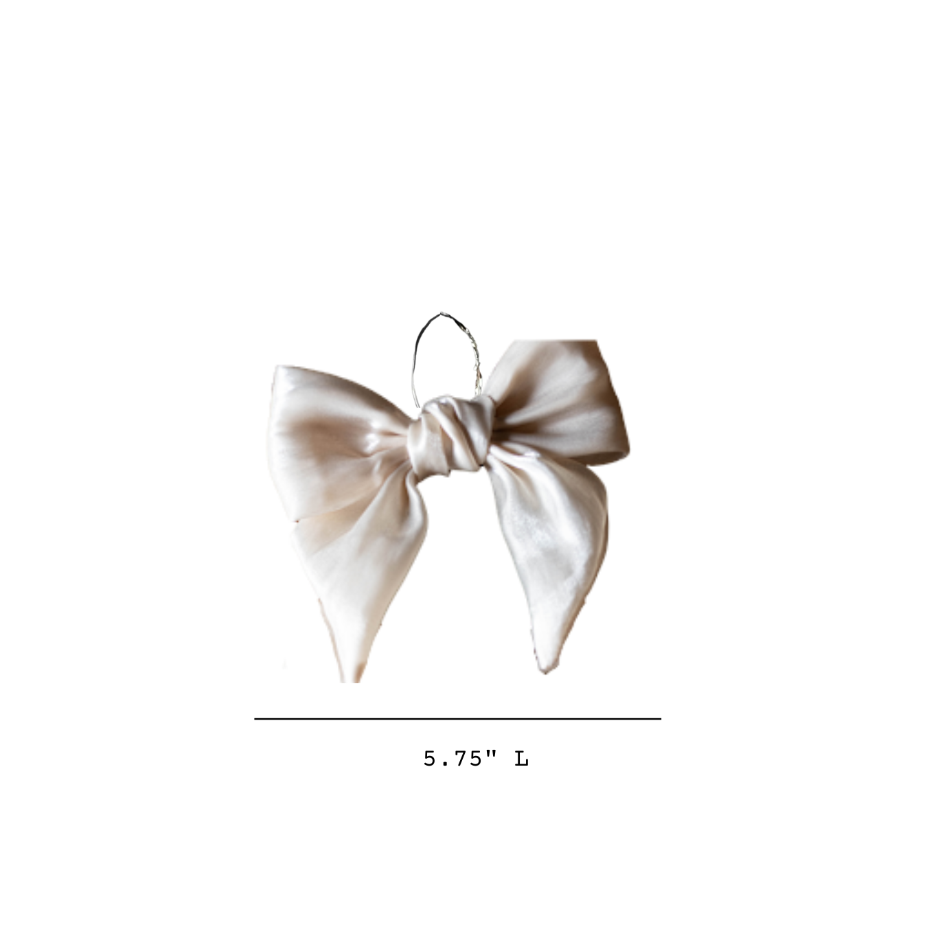 Bow Gauze Cream Set of 3