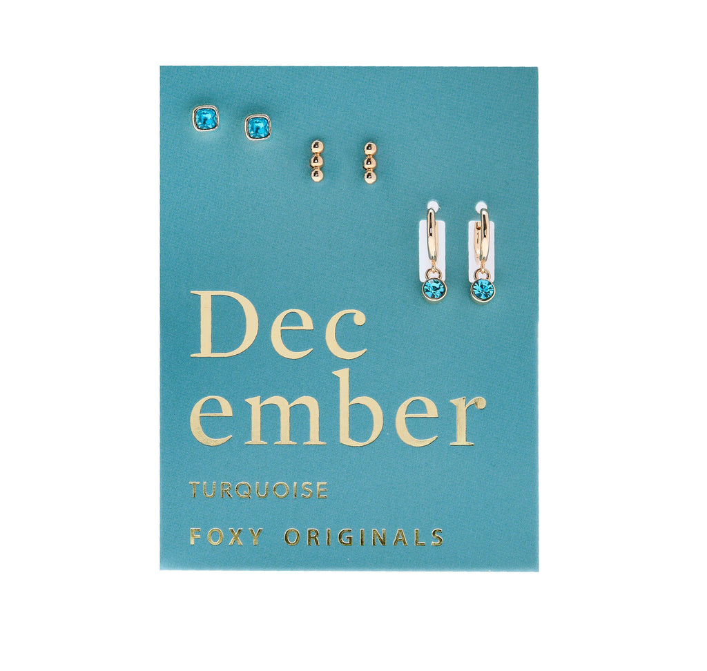 December Birthstone Mix & Match Earrings | Spring 2026