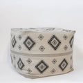 18" x 18" x 15" Cotton Pouf