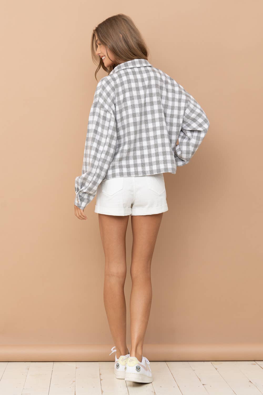 Cropped Shirt Jacket