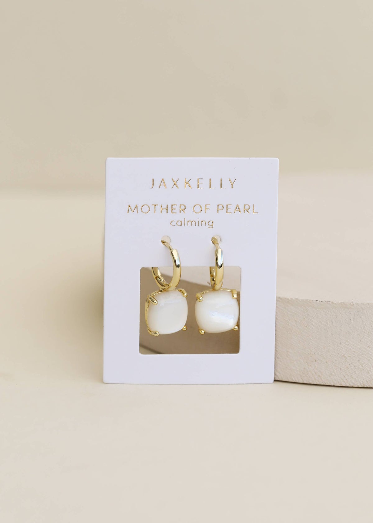 Gemstone Mini Drop | Mother of Pearl