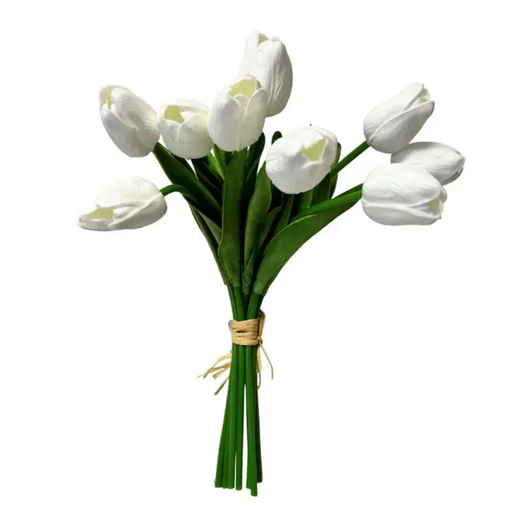 Real Touch Tulip – White