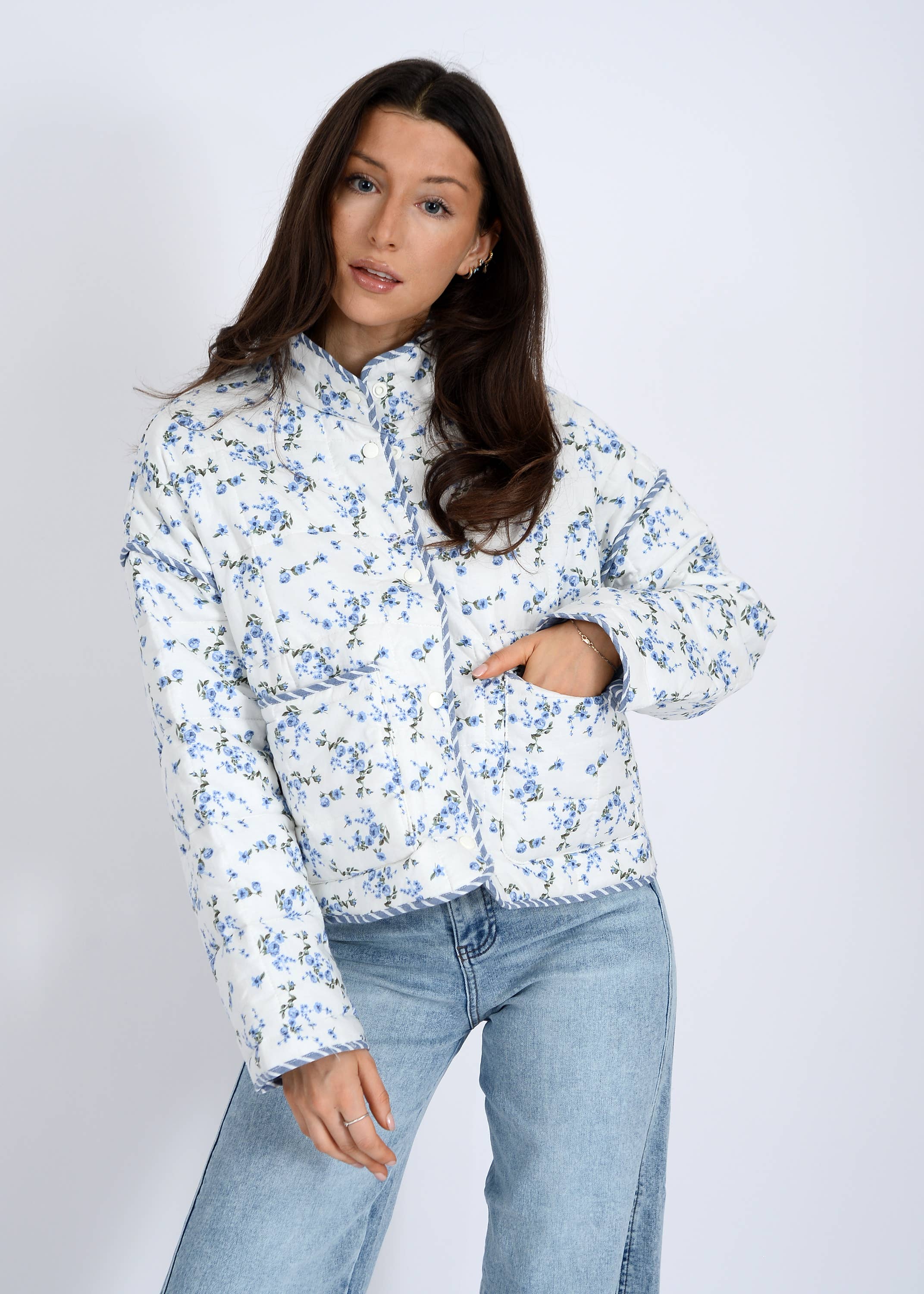 AIME REVERSIBLE QUILT LADIES JACKET - 56J007S