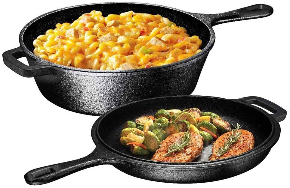 Pre-seasoned Cast Iron 3-piece set
