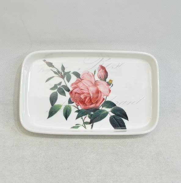 Porcelain Tray, Roses