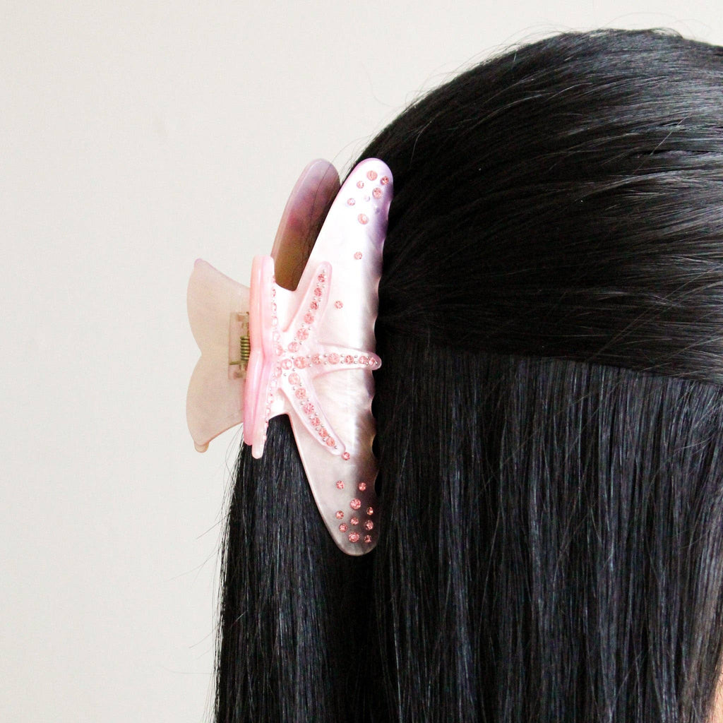 Starfish Claw Clip | Pink