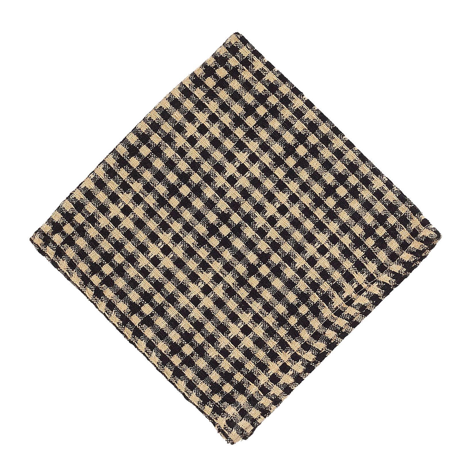 Dish Cloth - Star Black Check