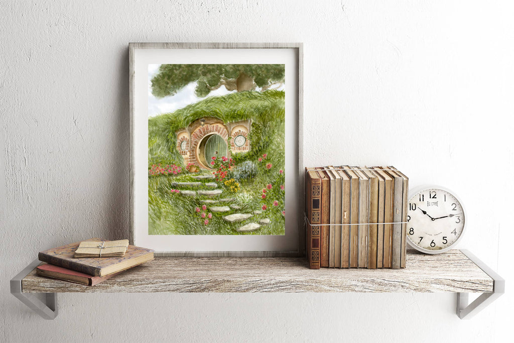 Bag End Print. Literary Locations.