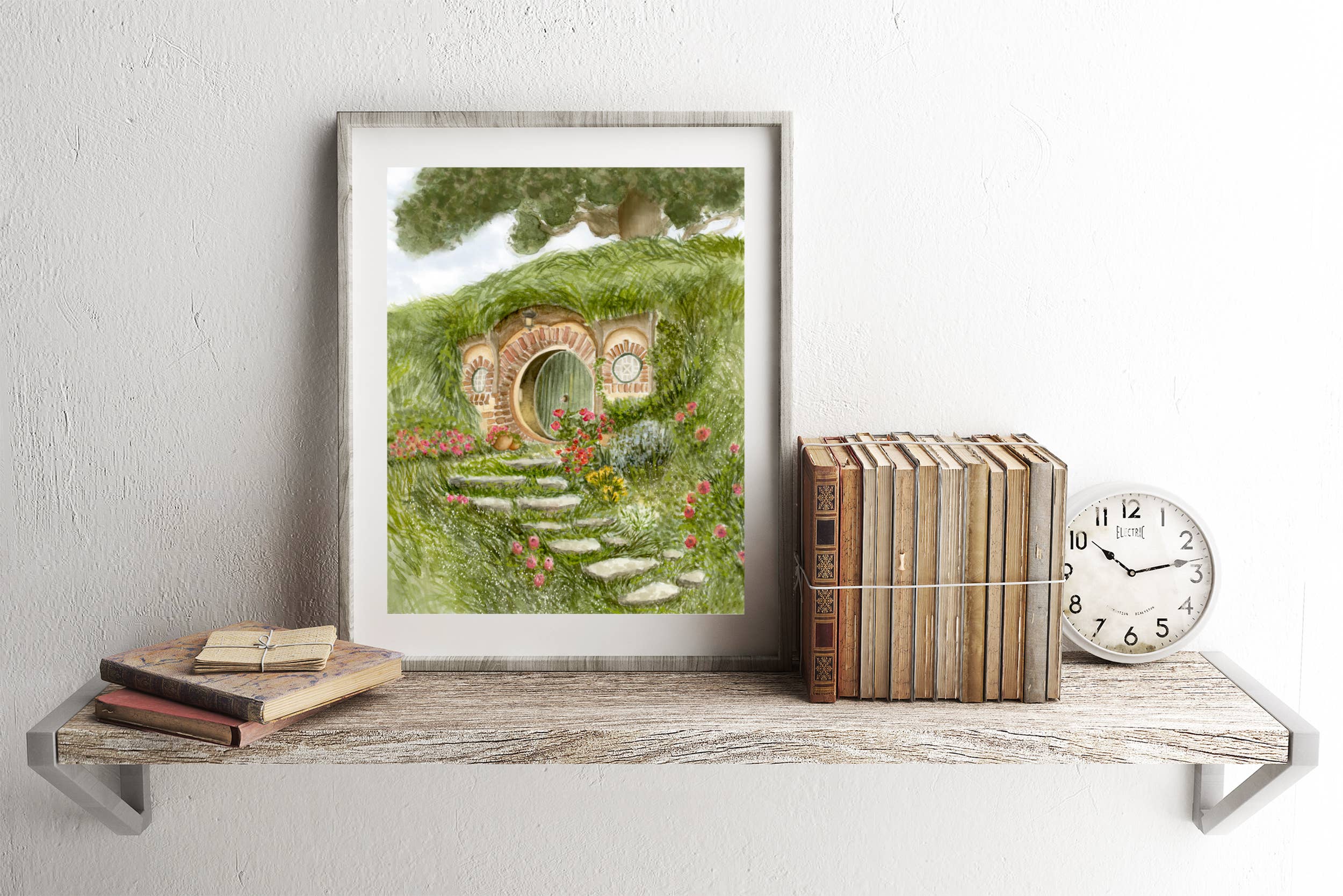 Bag End Print. Literary Locations.