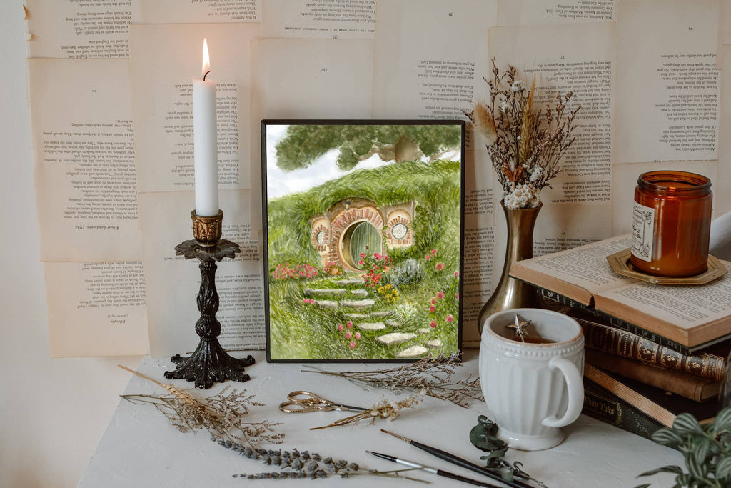 Bag End Print. Literary Locations.
