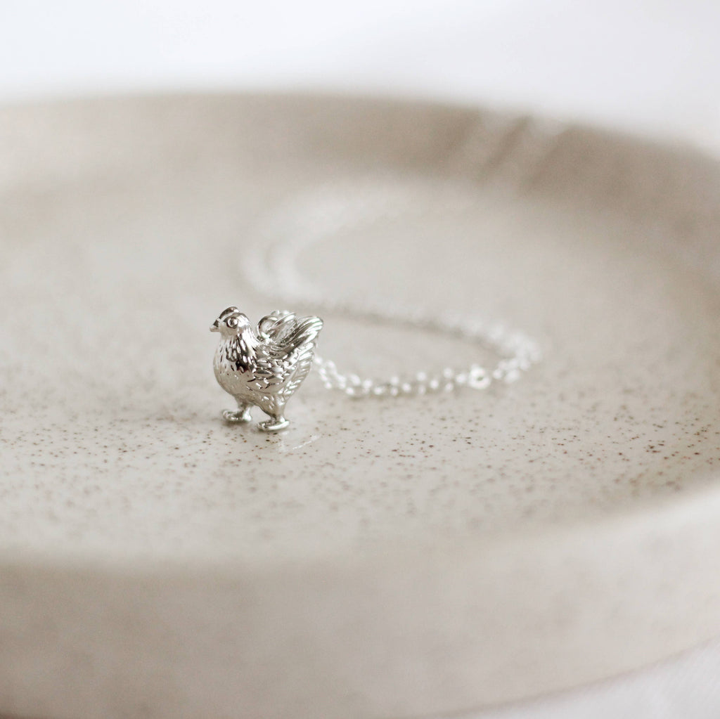 Chicken Necklace: Yellow Gold