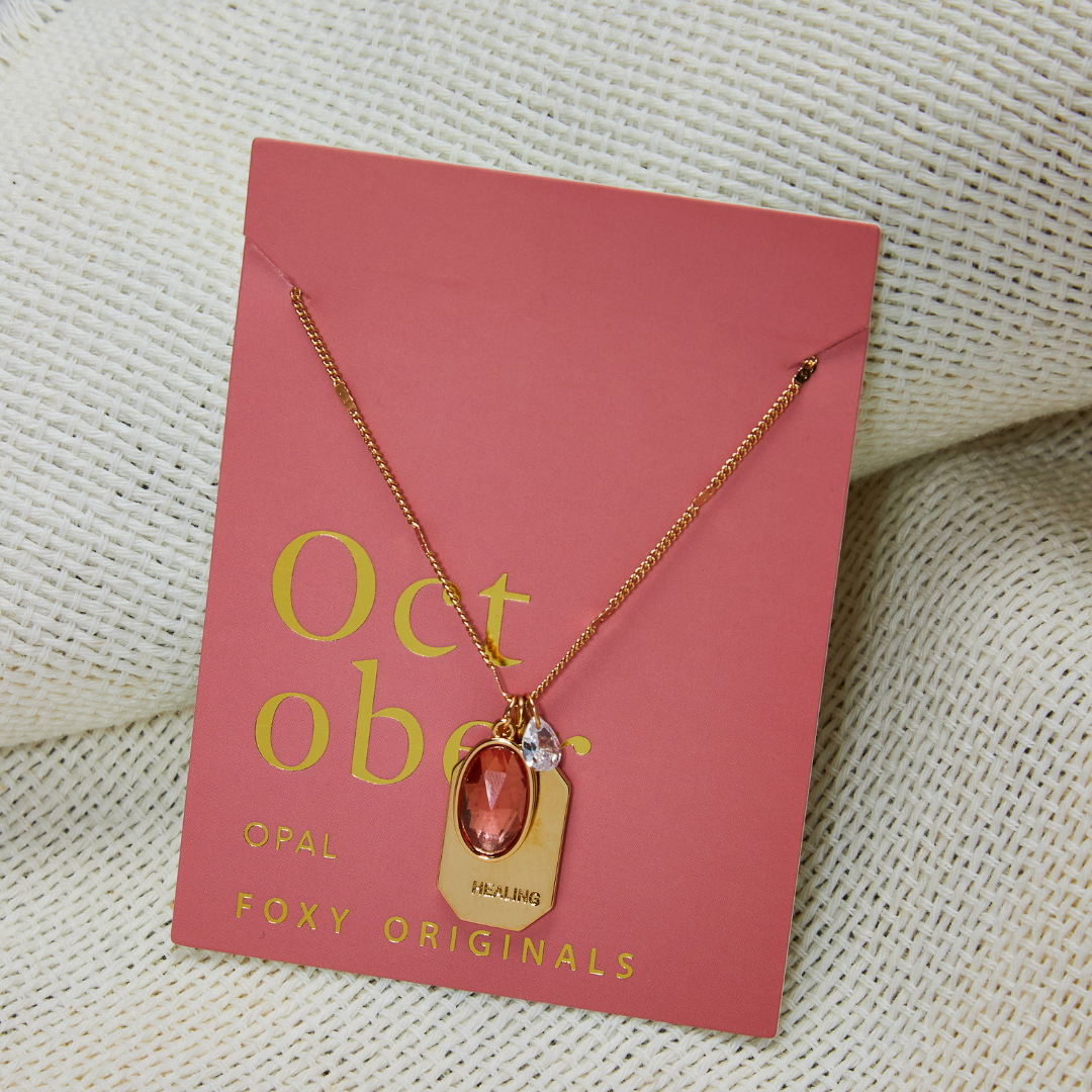 October Birthstone Necklace | Spring 2026 | Birthday Gifts