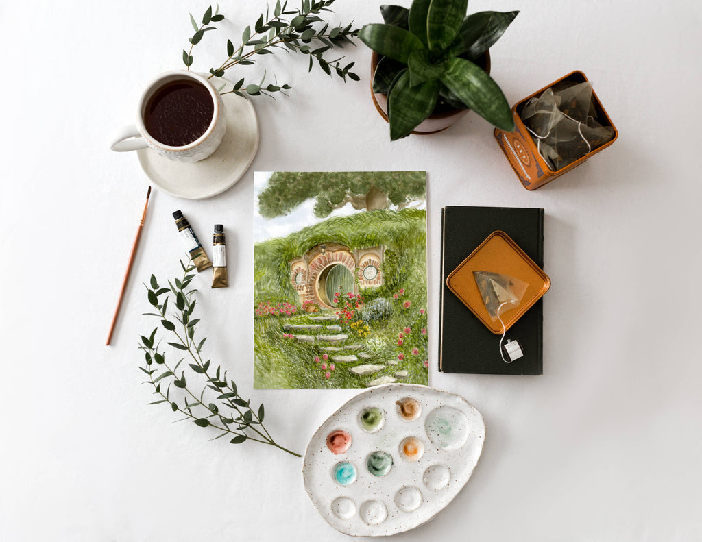 Bag End Print. Literary Locations.