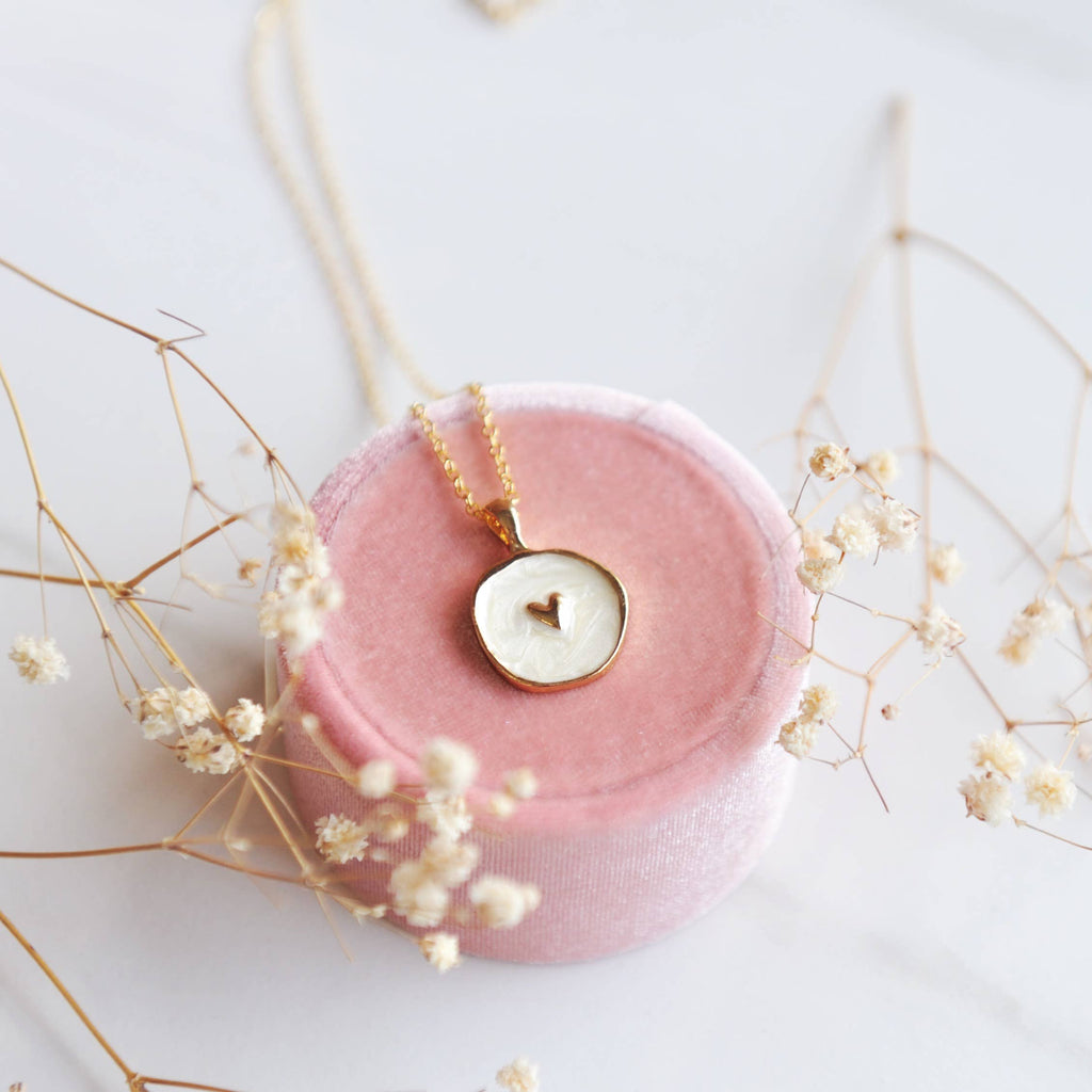 ARIELLA, Sweet Heart Necklace, Pretty Gift for her