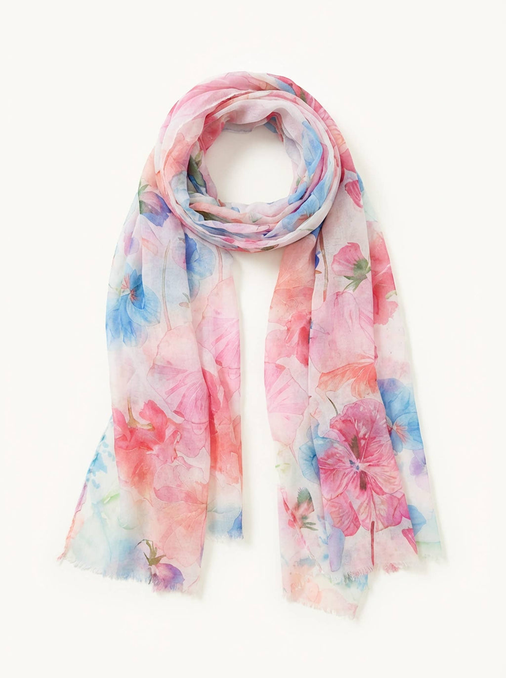 Flora | Lightweight Watercolour Scarf