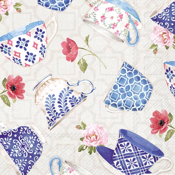 Lunch Napkin 20pk Teacups