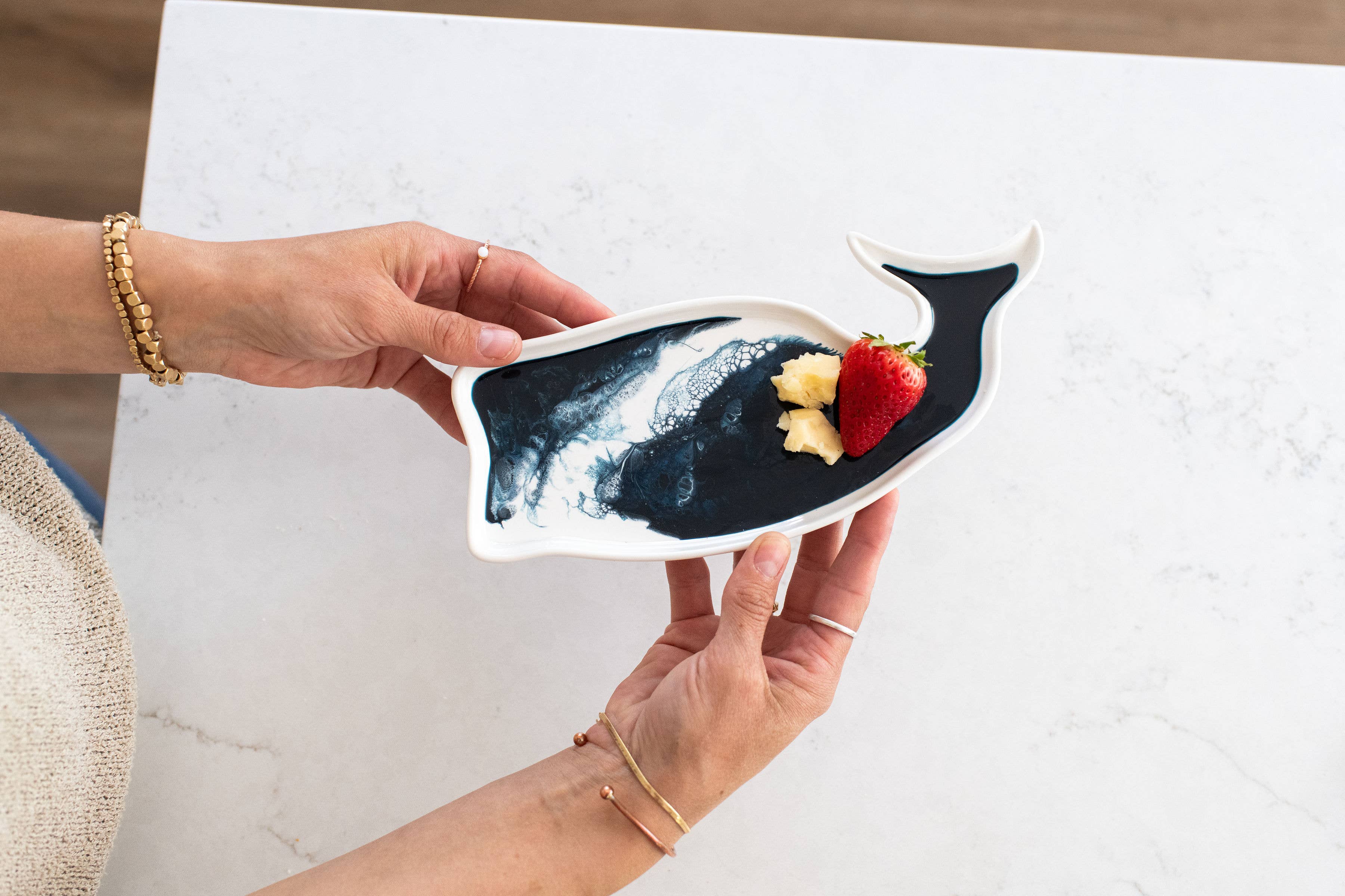 Resin Whale Tray