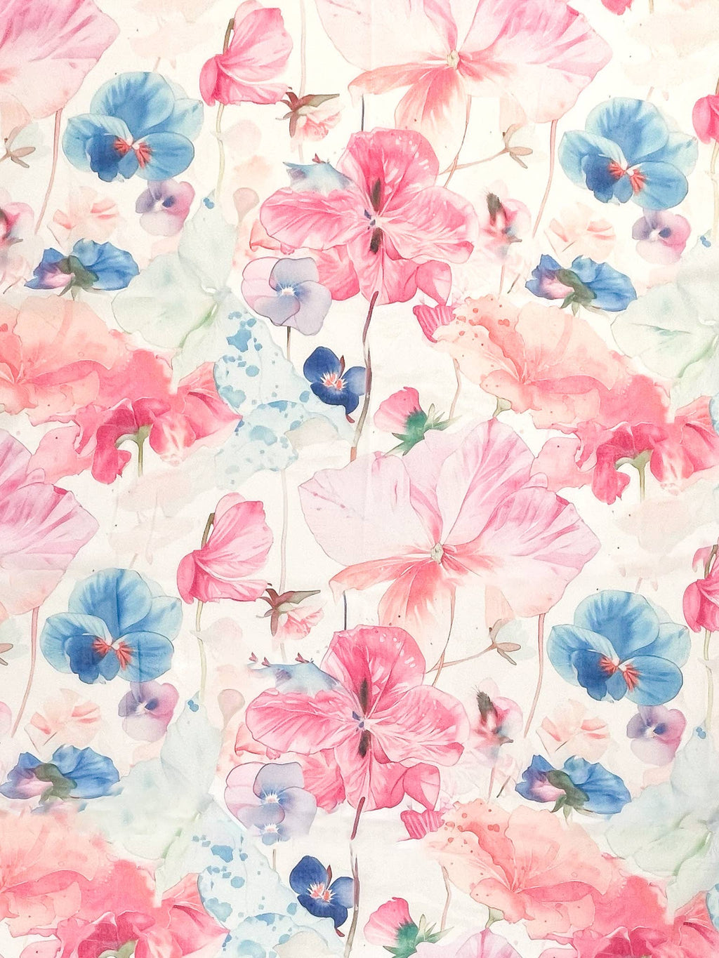 Flora | Lightweight Watercolour Scarf