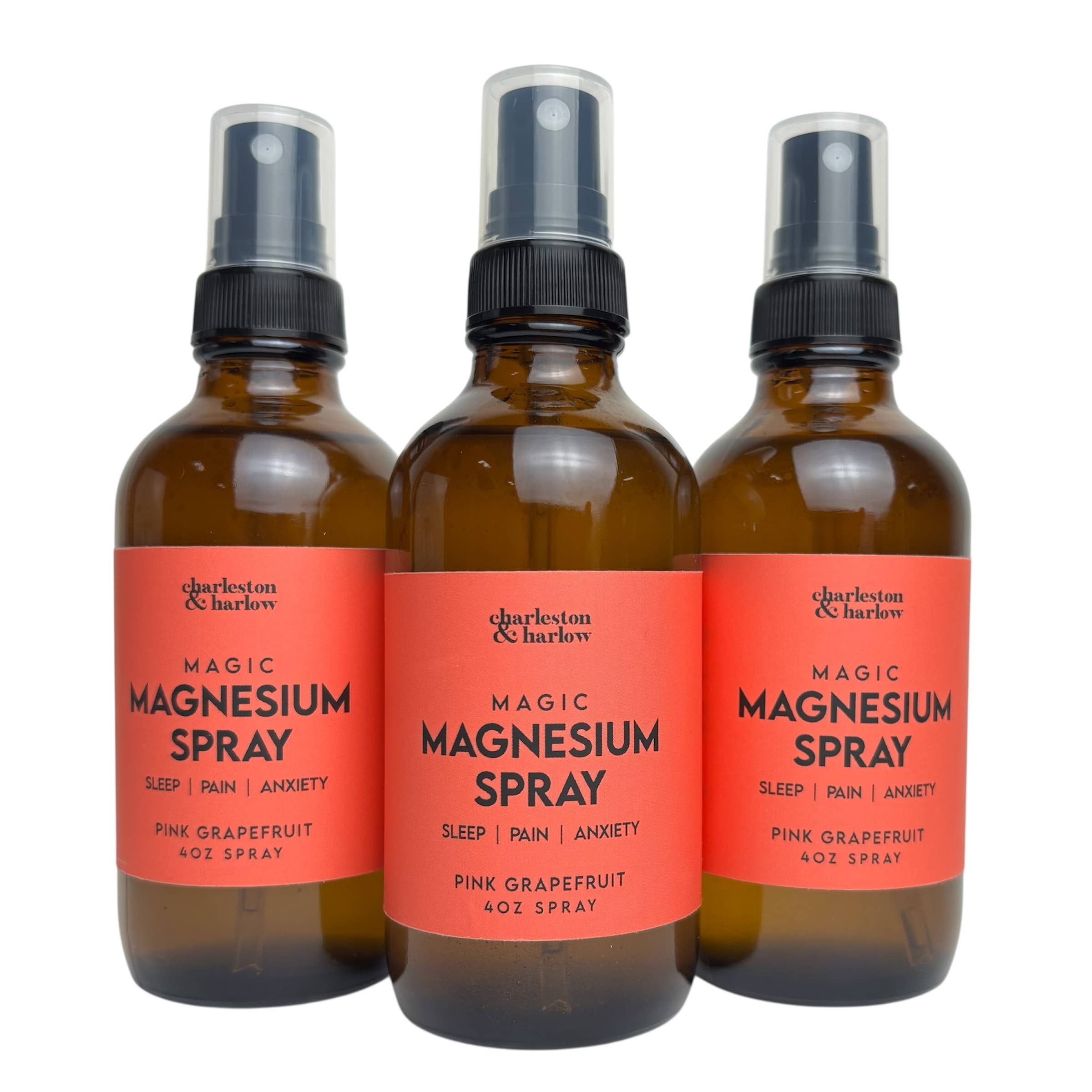 24 Pack of 4oz Pink Grapefruit Magnesium Spray