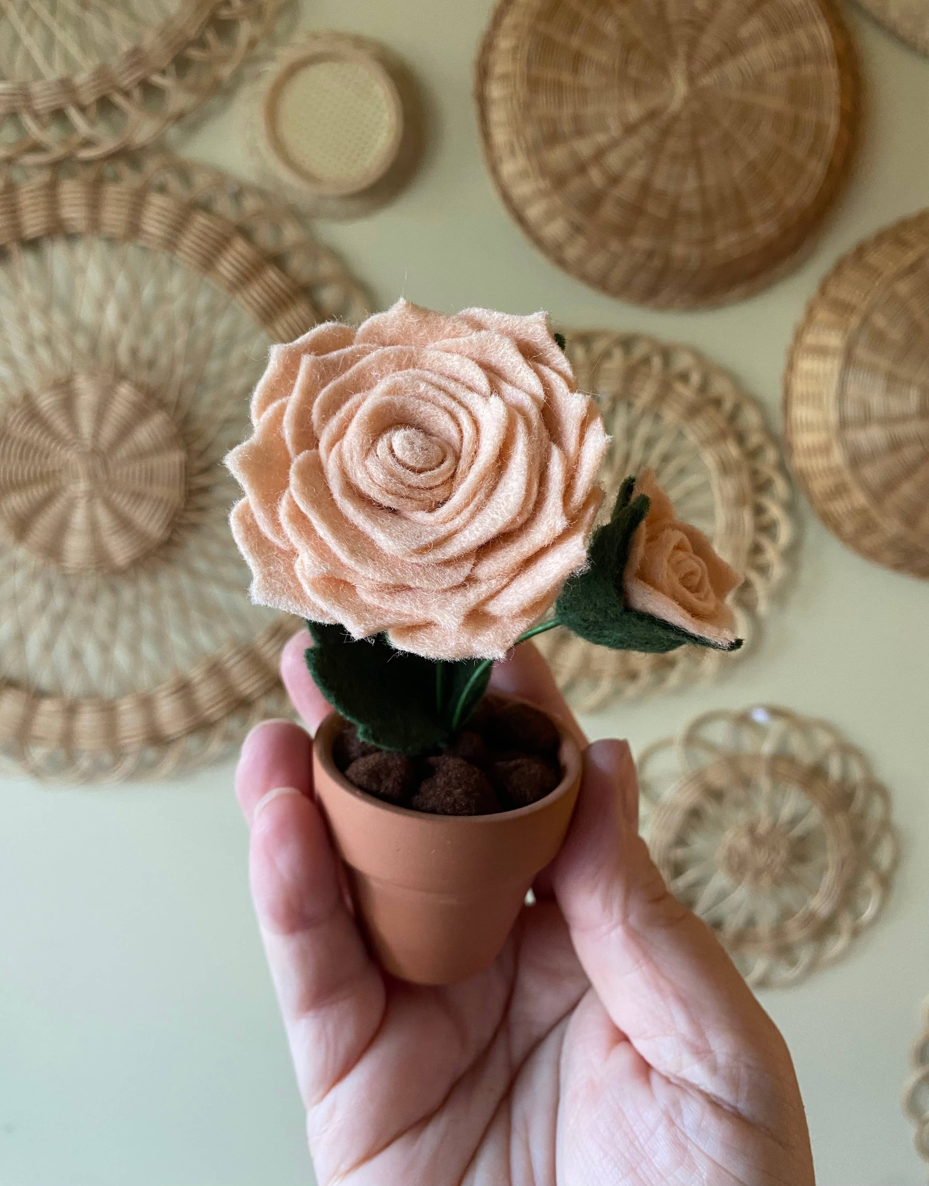 Rose Felt Forever Flower
