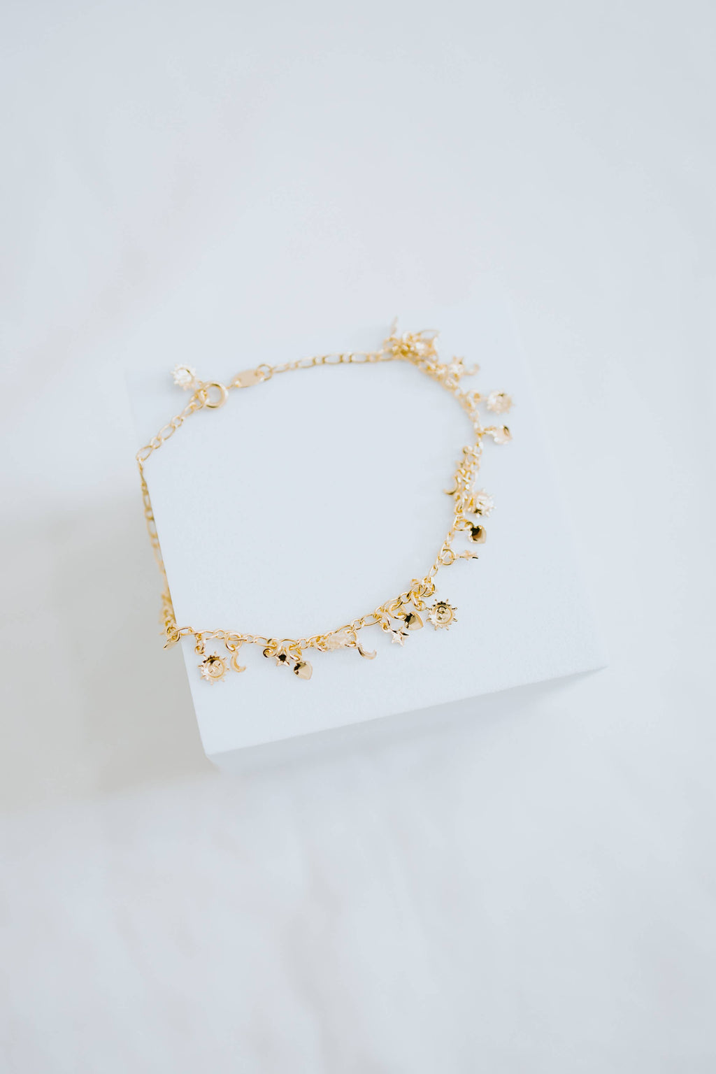 Gold Charm Anklet