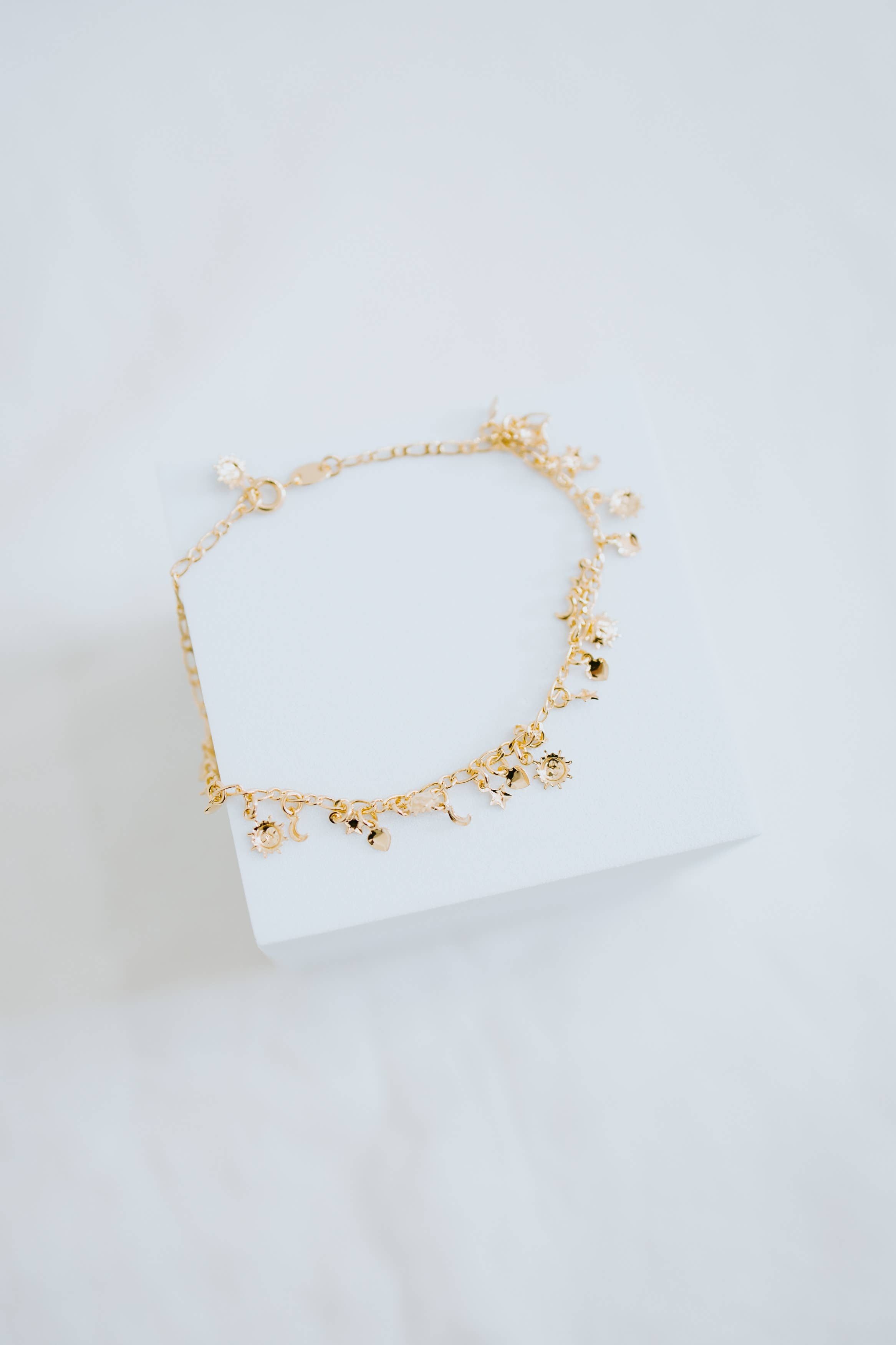 Gold Charm Anklet