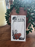 Copper with burlap | Sterling silver chain