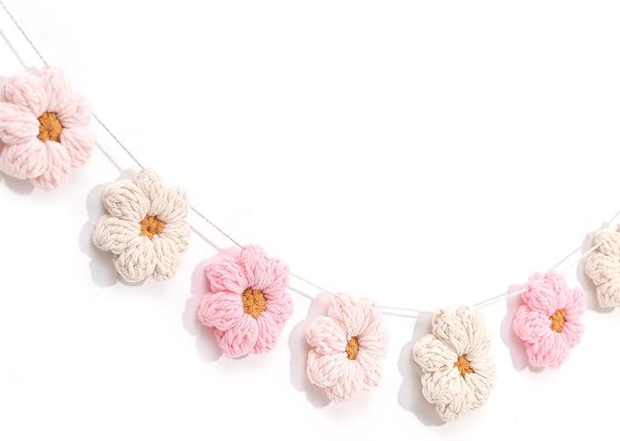 Crochet Flower Garland