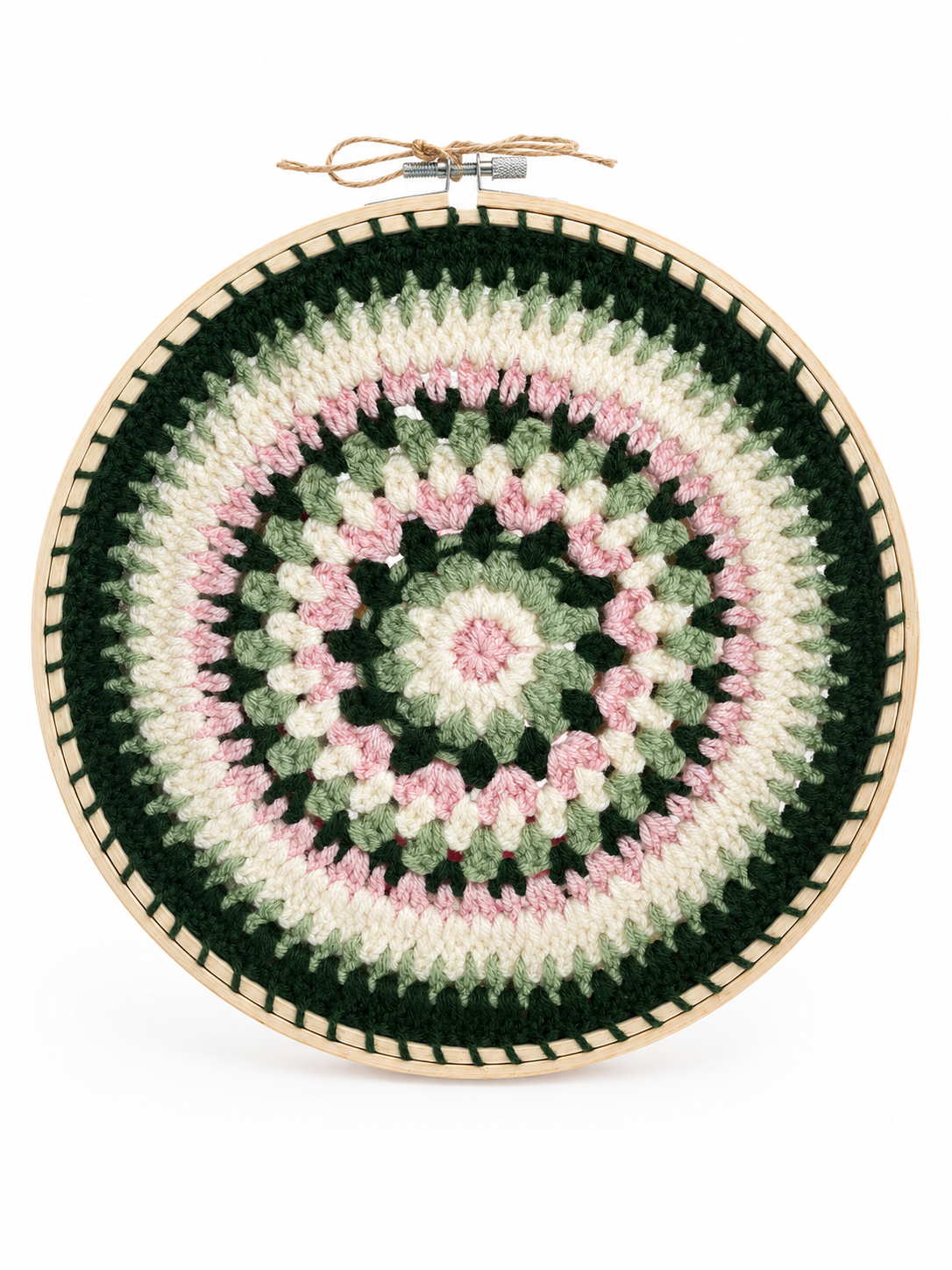 Handmade Crochet Hoop | XL (12-inch)