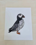 Quilted Puffin Fine Art Print