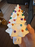 Vintage Ceramic Christmas Tree Light