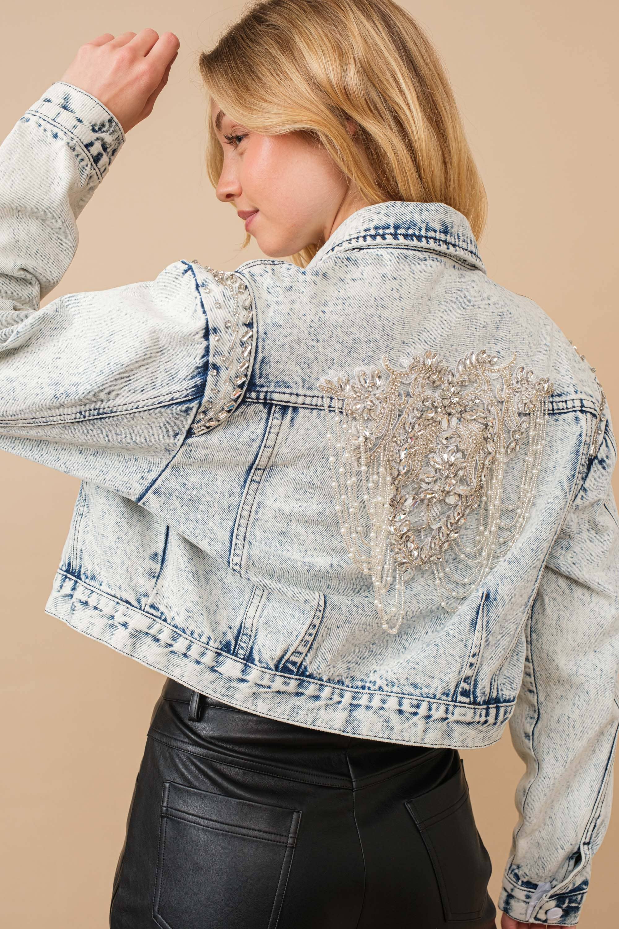 Embellished Denim Jacket