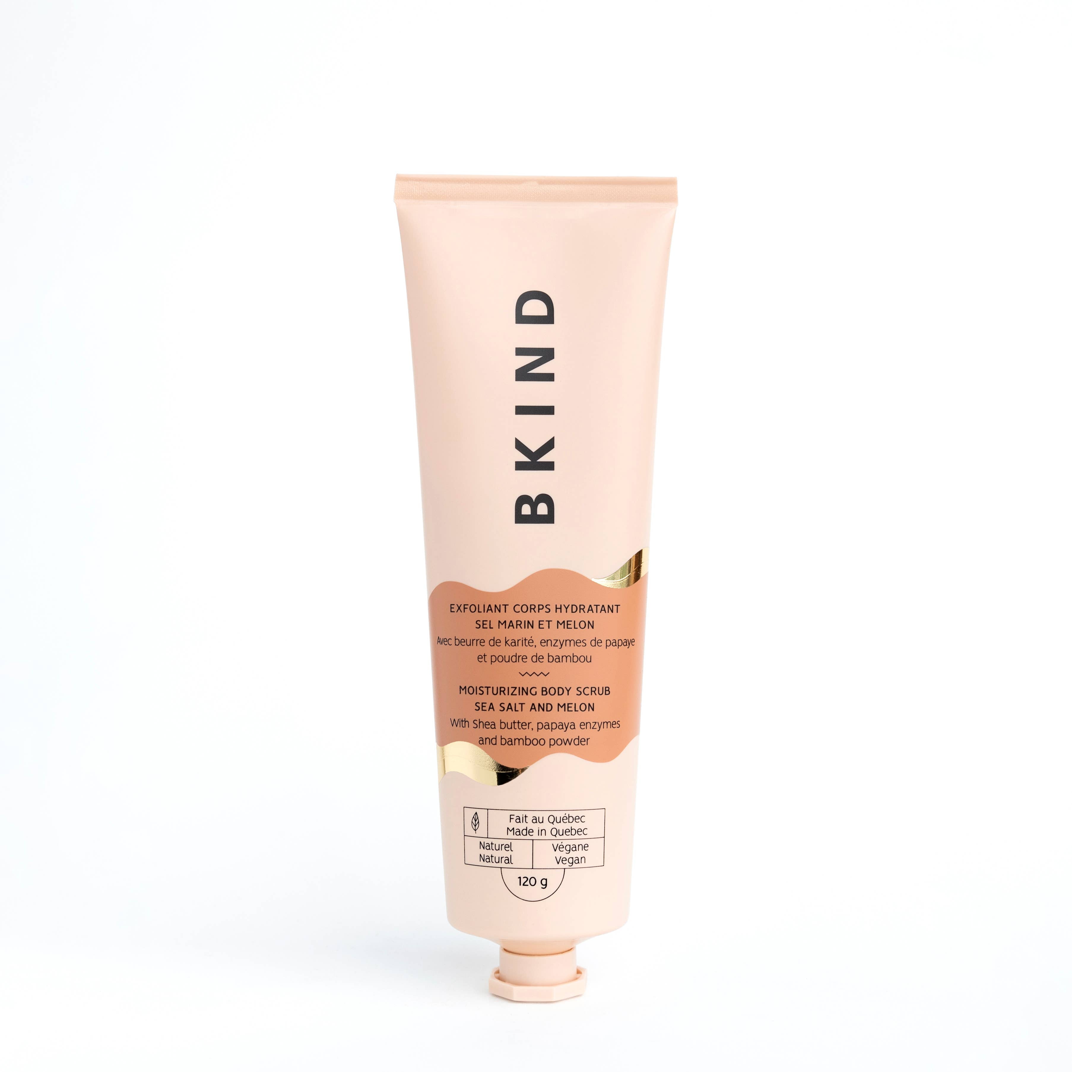 BKIND Moisturizing body scrub | Sea salt and melon