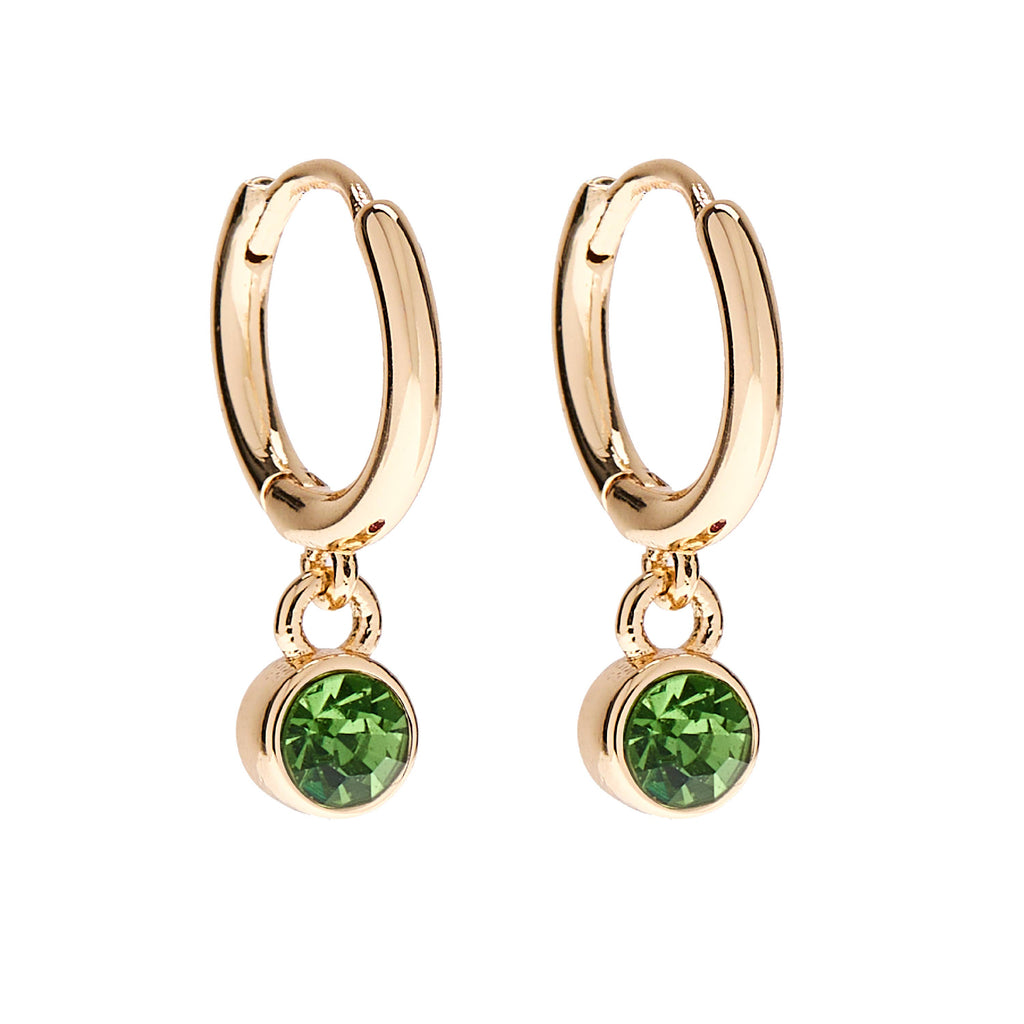 August Birthstone Stud & Huggie Hoop Earrings | Spring 2026